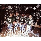 New York Jets - Sack Exchange - Autographed 8x10 Photograph Signed by Joe Klecko, Marty Lyons, Abdul Salaam and Mark Gastineau