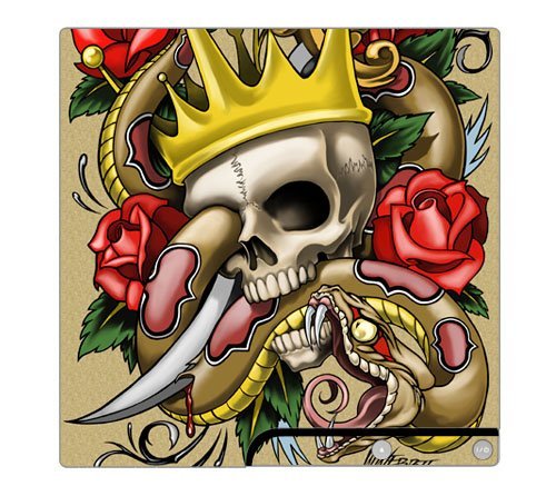 Traditional Tattoo 1 Decorative Protector Skin Decal Sticker for PlayStation 3 PS3 SLIM Console