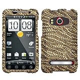 Tiger Camel/ Brown With Full Rhinestones Hard Protector Case Cover For HTC  ....