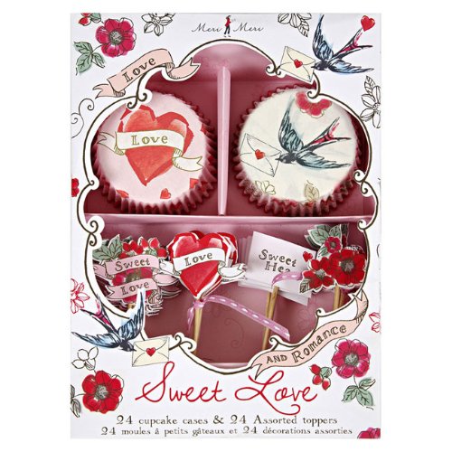 Meri Meri Sweet Love Valentine Cupcake Kit