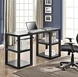 Altra Parsons Deluxe Desk, Black Oak