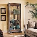 American Drew Concave Display Cabinet 132-856