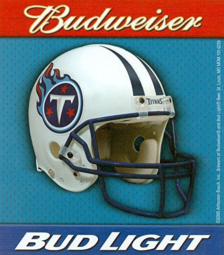 Tennessee Titans - Budweiser Bud Light - Sticker / Decal