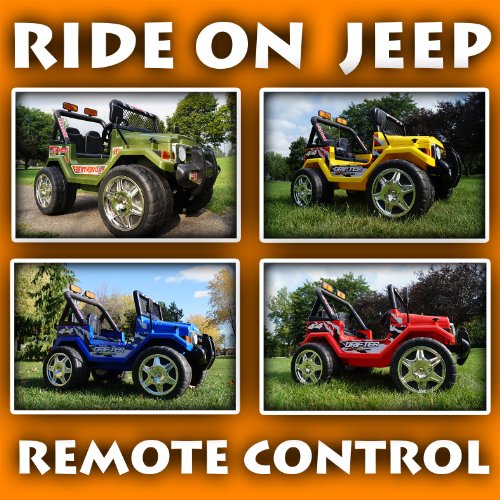 12V POWER KIDS RIDE ON CAR REMOTE CONTROL BATTERY WHEELS RC RAPTOR JEEP WRANGLER On Sale