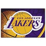 Los Angeles Lakers 39x59 Tufted Floor Rug - NBA Basketball
