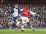 Jigsaw of Emmanuel Adebayor (Arsenal) Rafeal Schmitz (Birmingham) from Arsenal FC