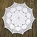 STARSIDE White Beige Parasol Wedding Lace Umbrella