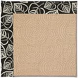 IMAGE OF 12' x 12' Square Made-to-Order Capel 1994RS12001200380 Black Leaf Color Machine Made Belgian 