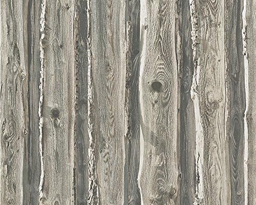 A.S. Création paper wallpaper Dekora Natur 6 958372 beige brown grey