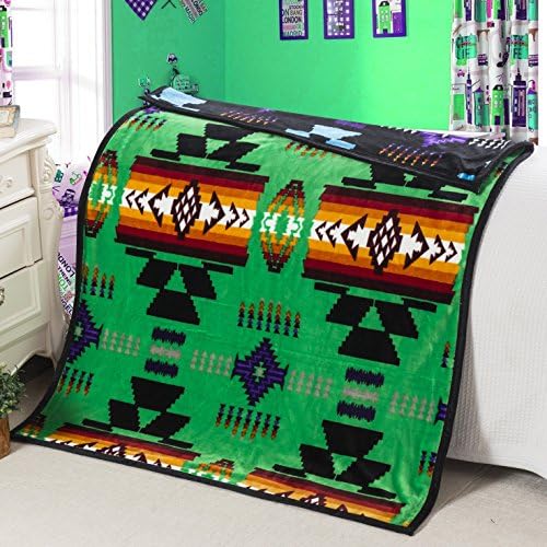 Southwest Design (Navajo Print) Baby Size Reversible Neon Green / Black