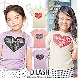 (ディラッシュ) DILASH初夏'16 ハートプリント半袖Tシャツ 120 ピンク