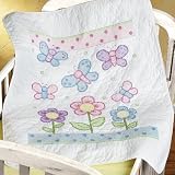 Butterfly Baby Quilt Stmpd X-Stitch -Open Stock