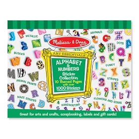 Melissa & Doug Sticker Collection - Alphabet & Numbers