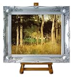 Cottage in Normandy - Morisot Large Framed Art Print on Canvas