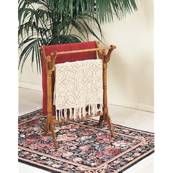 Nostalgic Oak Blanket Rack