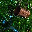 Mini Moscow Mule Xmas Ornaments, Shot 4 Pack, 1 ounce by Paykoc