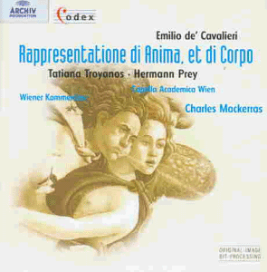 Produkt-Bild: Emilio de' Cavalieri: Rappresentatione di Anima et di Corpo