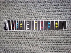 10 string Mullen Steel Guitar Fretboard