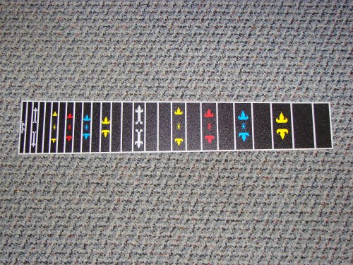 10 string Mullen Steel Guitar Fretboard