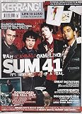 KERRANG MAGAZINE BACK ISSUE #1010 SUM 41 - MY CHEMICAL ROMANCE - FEAR FACTORY