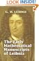 The Early Mathematical Manuscripts of Leibniz (Dover Books on Mathematics)