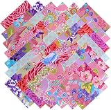 6140ns2RViL. SL160  Kaffe Fassett PASTELS 5 Quilting Fabric Squares