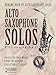 Rubank Book of Alto Saxophone Solos - Intermediate Level: (Includes Piano Accompaniment)