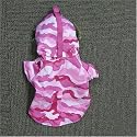Pink Camoufrage - Dog Puppy Pet Clothes Jacket Coat Hoodie -Small