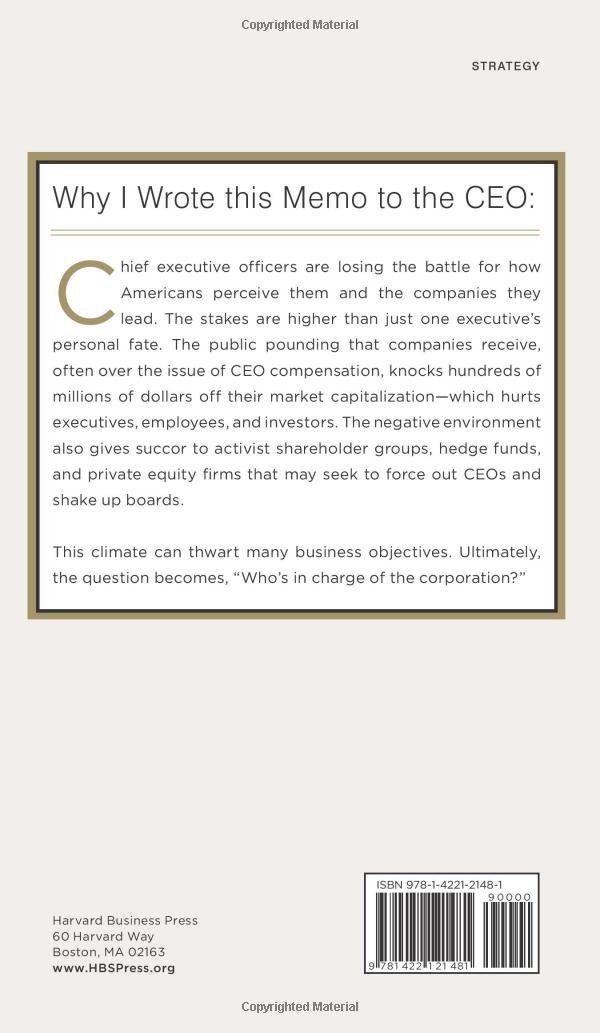 Manage the Media: Don't Let the Media Manage You (Memo to the CEO ...