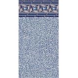 Heavy Gauge Metal Diamond Uni-Bead Liner for 18ft x 40ft Oval Above-Ground Pool with 54in Sidewall