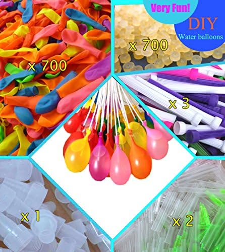 KFTY Very Fun DIY Water Balloon Refill-Make 700 Water Balloons Yourself