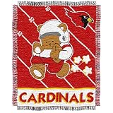6141ZDvx11L. SL160  NFL Arizona Cardinals 36 Inch by 46 Inch Woven Jacquard Baby Throw