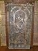 Fluting Krishna Under Tree of Life Indian Art Wood Carved Door Wall Panel 72 Inch