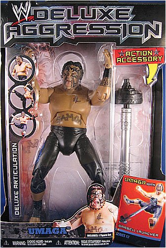 UMAGA - DELUXE AGGRESSION 12 WWE TOY WRESTLING ACTION FIGURE