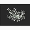 Neo Neon LED-XM(CB)-3D-CK003 42" Beaded LED Sleigh