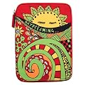 PUNCHCASE Ace Zip Around Red Daydreaming, Custodia con cerniera, colore: Rosso (adatta per Kindle Paperwhite, Kindle e Kindle Touch)