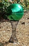 12 Inch Spring Green Stainless Steel Gazing Globe