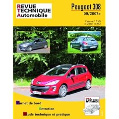 Rta B731 Peugeot 308+Sw 09/2007> Ess 1.6 + 1.6hdi