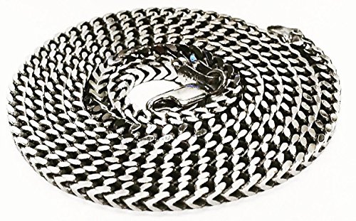 Italian Solid Sterling Silver Franco Chain Necklace 18,20,22,24,26,28,30