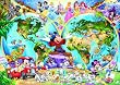Ravensburger 15785 - Disney's Weltkarte - 1000 Teile Puzzle