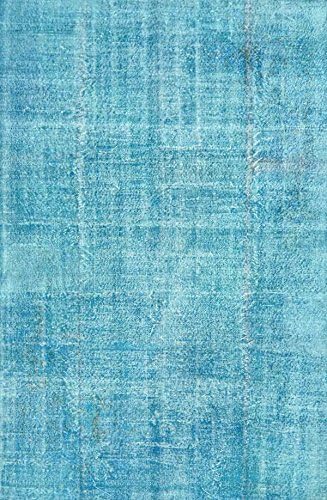 OVER DYED VINTAGE RUG - 6' - 9" X 10' - 2" - OD 052