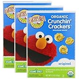 Earth's Best オーガニック 幼児用 セサミストリート サクサククラッカー(オリジナル)(5.3oz x 3箱)[海外直送品] [並行輸入品]