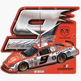 #9 Kasey Kahne High Definition Plaque Wall Clock - Nascar Everham Racing