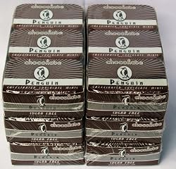 Penguin Caffeinated Chocolate Mints 36 Tins X 1.75 Ounces per Tin (6 sleeves x 6 tins per sleeve x 1.75 ounces per tin) For bulk purchase or resale