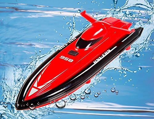 HuanQi 958 Full Azimuth Water Anti-Inflowing Sealing Wireless RC Toy Boat (Red)