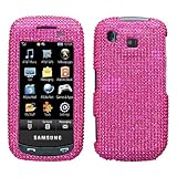 Hot Pink Diamante Crystal Protector Cover for Samsung Impression A877 AT&T