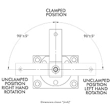 DE-STA-CO 8315 Pneumatic Swing Clamp