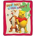 Tigger & Pooh Growing Trees Fleece Throw (50"x60")