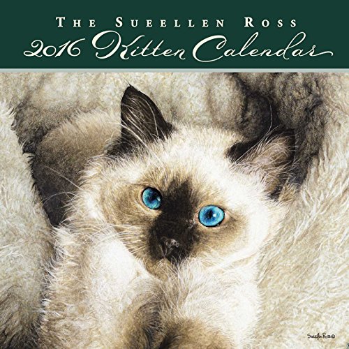 Sueellen Ross Kitten 2016 Mini Wall Calendar
