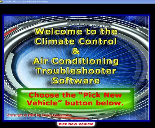 Automotive Diagnostic Equipment:Automotive Climate Control/AC Troubleshooter Software/CD ROM Images